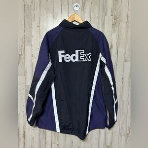 FedEx Stan Herman VF Imagewear reflective rain jacket.